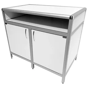 стол-тумба лабораторная med 12.009al (белый)