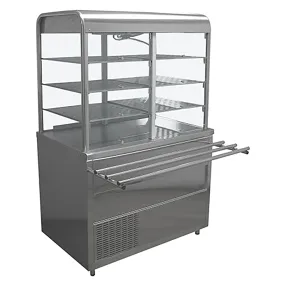 стол охлаждаемый с витриной лира-профи эко соэп-в/лпэ-01 r404