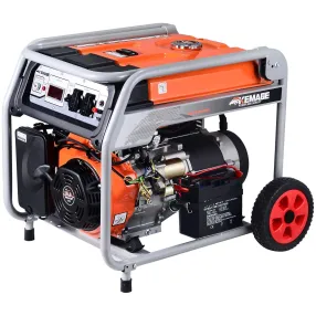 генератор бензиновый tor km4800h 3,3 квт 220в 16 л с кнопкой запуска и колесами