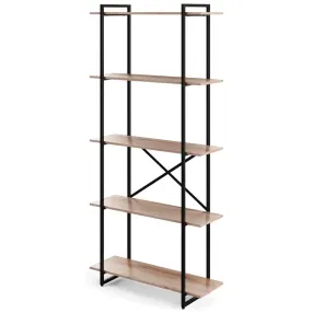 стеллаж gutta 1960х920х340 (5 полок) каркас чёрный, настил эвок