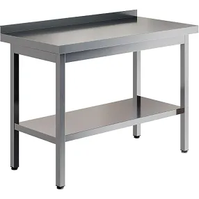 стол производственный с бортом со сплошной полкой сп-13/6-бп