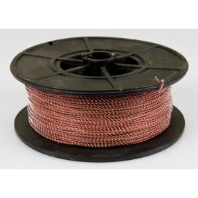 нейлоновая комбинированная проволока (леска +оцинкованное покрытие) 0,7 мм (цвет — красный) 100 м