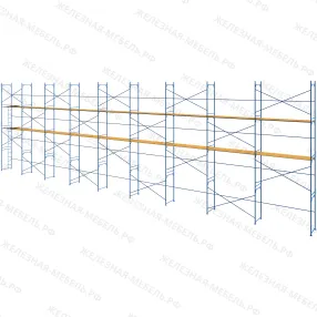 леса рамные строительные лрс-40 8х27 м (2 яруса с настилом)