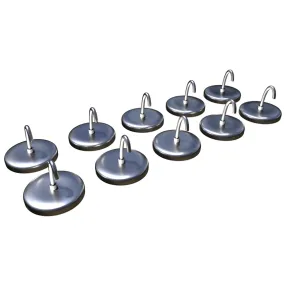 крюк магнитный 40мм, 10шт (арт. 24.45)