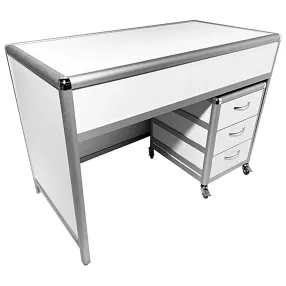 стол лабораторный med 10.014al (белый)