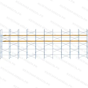 леса рамные строительные лрс-40 10х30 м (2 яруса с настилом)