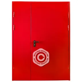 дверь ei 60 противопожарная двупольная глухая