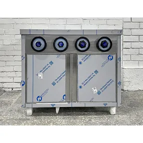 стол-тумба с диспенсерами для стаканов спзрд4-12/6-б