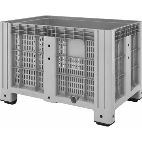 контейнер 1200х800х800 мм перфорированный на ножках арт. sdbox 1208 p