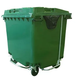мусорный контейнер 1100 литров на колёсах, с педальным приводом, арт. мкт-1100 пп