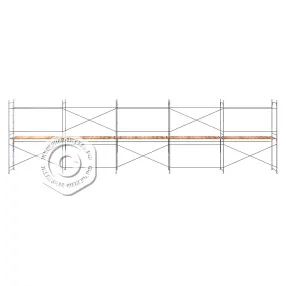 леса рамные строительные лрсп-д 30, 4х15 м (1 ярус под настил)
