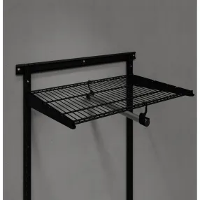 комплект перекладины поперечной для вешалок титан-gs (400) (цвет чёрный)