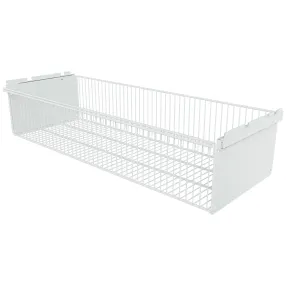 выдвижная корзина титан-gs (863х340х181) (цвет белый)