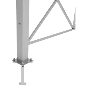 ограждение пешеходное по-1 секция тип 1, стойка 60х60 съемная, цинк