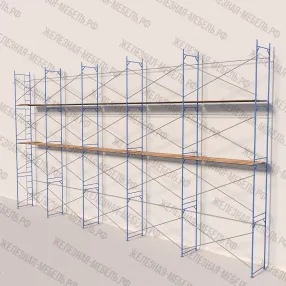 леса рамные строительные лрсп-40 8х15 м (2 яруса под настил, 2 подъема)