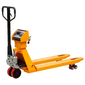 тележка гидравлическая 2000 кг 1150 мм tor cby-cw2 (модель z) с весами (полиуретановые колёса)