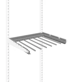 выдвижная вешалка для брюк титан-gs 460х440 (цвет белый)