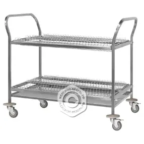 тележка для сушки посуды тдпп - 900х600х860 «profi lnox» (3 уровня - стаканы/тарелки/тарелки)