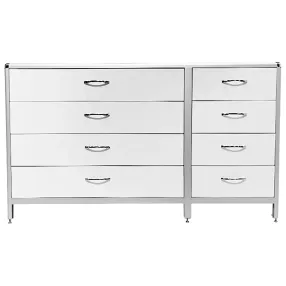 стол-тумба лабораторная med 12.016al (белый)