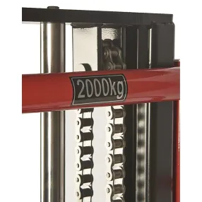 штабелер гидравлический 2,0 т 2,0 м tor cty-eh с раздвижными вилами