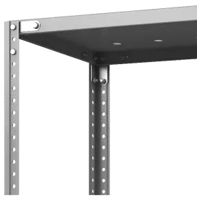 стеллаж металлический тс лайт 2200х700х800 (4 перфорированные полки)