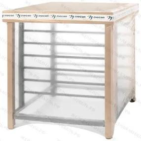 подставка для пароконвектомата пдпп 900х1000х900 «profi inox», 7 ур., 1 ряд - противни 600x400