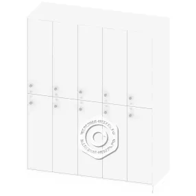 шкаф школьный пятисекционный сте-шп-52-5