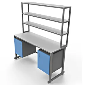 стол лабораторный с керамикой слк 21.017 (белый)