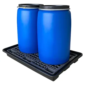 сточный пластиковый поддон 1362х962х160 чёрный