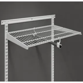 комплект перекладины поперечной для вешалок титан-gs (400) (цвет белый)