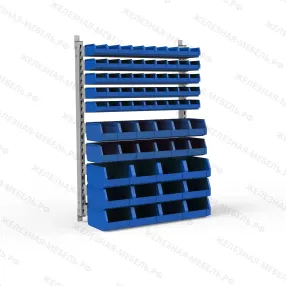 стеллаж настенный №193 (1370х950х63)