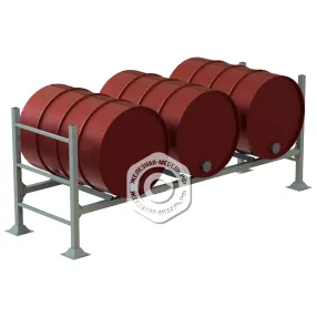 паллета для 3-х бочек (845x2140x640)