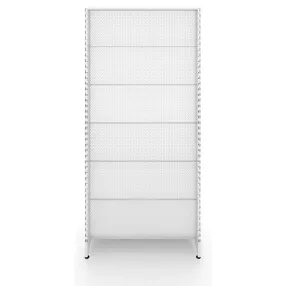 стеллаж торговый пристенный с перфорированной стенкой 50 серия