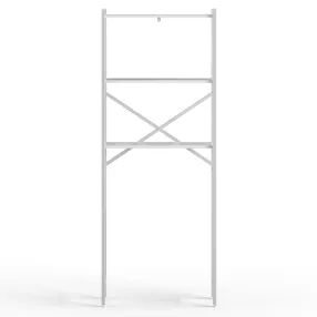 стеллаж для ванной комнаты gutta 1800х690х250 (3 полки) каркас белый, настил белый