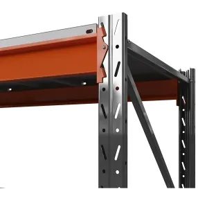 стеллаж оптима 2500х2500х785 (5 ярусов, настил металл)