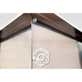 ванна моповая вмсн 500(800)х530х530 «norma inox», 1 м/о (облицовка п-обр.; ножка профил.)