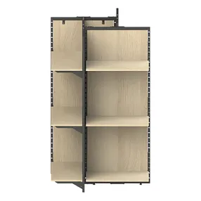 стеллаж островной четырехсторонний со стенками лдсп