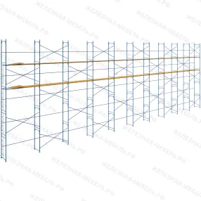 леса рамные строительные лрс-40 10х30 м (2 яруса с настилом)