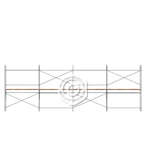 леса рамные строительные лрсп-д 30, 4х12 м (1 ярус под настил)