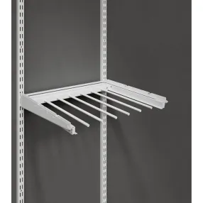 выдвижная вешалка для брюк титан-gs 460х440 (цвет белый)