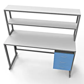 стол лабораторный с керамикой слк 21.010 (белый)