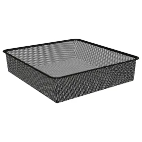 корзина мелкосетчатая титан-gs (395х410x85) (цвет чёрный)