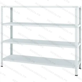 стеллаж мс-750 1200х1500х400 (4 полки мс)