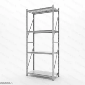стеллаж сфм 3000х1250х600 (4 яруса с настилом) ral