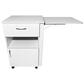 тумба медицинская md тм 13.01 с подъёмным столиком (белый)