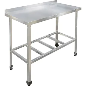 стол производственный c бортом с полкой решеткой сп-12/7-бр-эн