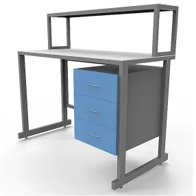 стол лабораторный с керамикой слк 21.003 (белый)