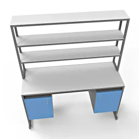 стол лабораторный с керамикой слк 21.017 (белый)