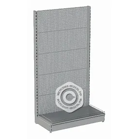 стеллаж торговый пристенный с перфорированной стенкой 50 серия