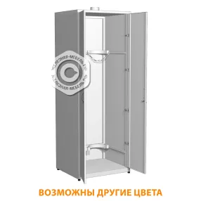шкаф металлический для 2-х баллонов шмб-2 (белый)